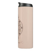 モカパーソナライズされたロココロータス観賞曼荼羅 タンブラー (回転右)