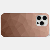 モカブラウン 幾何学メッシュ モダンパターン Case-Mate iPhoneケース (裏面 (横))
