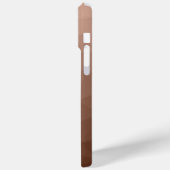 モカブラウン 幾何学メッシュ モダンパターン Case-Mate iPhoneケース (裏面 / 左)