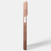 モカブラウン 幾何学メッシュ モダンパターン Case-Mate iPhoneケース (裏面 / 右)