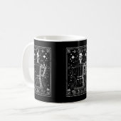 モカポットコーヒーのタロットカード コーヒーマグカップ (正面左)