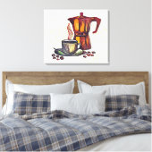 モカポット キャンバスプリント (インサイチュ (寝室))