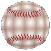 モカムースのグラデーション白を使用した幾何学模様 ソフトボール (裏面)