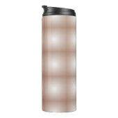 モカムースのグラデーション白を使用した幾何学模様 タンブラー (回転右)