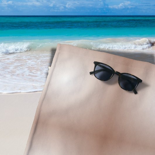 モカムースのグラデーション白を使用した幾何学模様 ビーチタオル