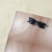 モカムースのグラデーション白を使用した幾何学模様 ビーチタオル (インサイチュ)