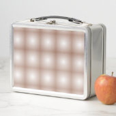 モカムースのグラデーション白を使用した幾何学模様 メタルランチボックス (インサイチュ)