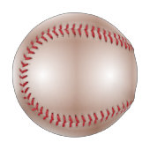 モカムースのグラデーション白を使用した幾何学模様 野球ボール (正面左)