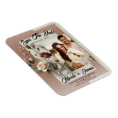 モカムースモダン植物学フローラ保存日 マグネット (右側)