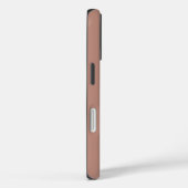 モカムース風の美しいウォームアースブラウン Case-Mate iPhoneケース (裏面 / 右)