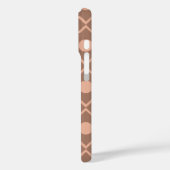 モカモダンムースほこりっぽいピンク幾何学形状 Case-Mate iPhoneケース (裏面 / 左)