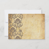 モカヴィンテージ結婚旋回サンキューカード サンキューカード (裏面)