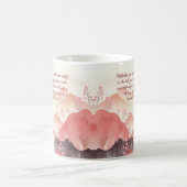 モカヴェローナサンセットマウンテンメドーバイブル聖句 コーヒーマグカップ (中央)