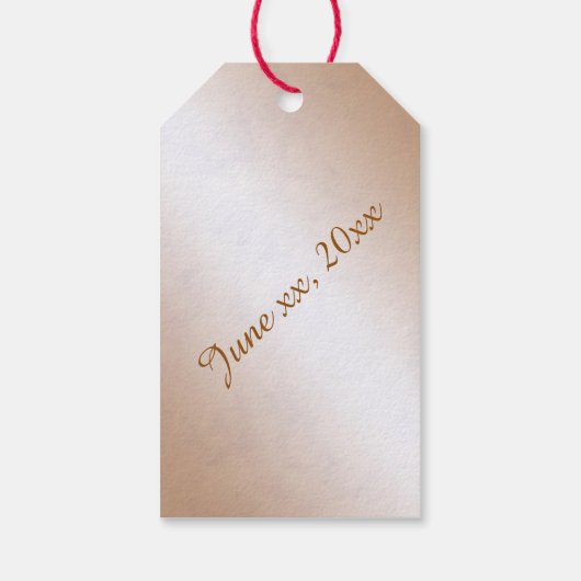 モカ大理石ローズギフトタグ ギフトタグ (裏面)