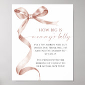 モカ弓どのように大きいママの腹のシャワーゲーム ポスター (正面)