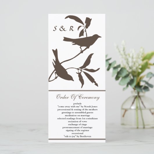 モカ結婚式 プログラム (スタンド正面)