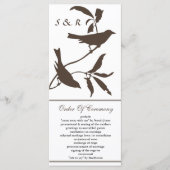 モカ結婚式 プログラム (正面)