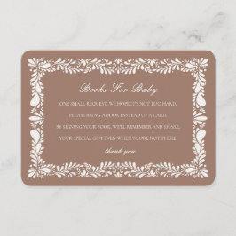 モカ茶タラベラベビー挿し物用タイル本 エンクロージャーカード