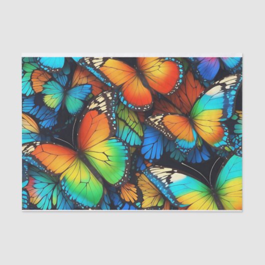 モカ魔法スタイリッシュ：コーヒーをテーマにしたラッピングティッシュ 薄葉紙 (正面)