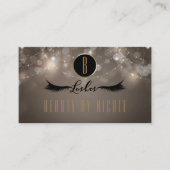 モカ スパークル シック まつげ カスタマー ロイヤルティ カード (正面)