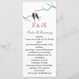 モカ・ロベバード結婚式 プログラム