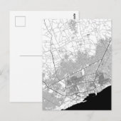 モガディシュ ソマリア 地図 ポストカード (正面/裏面)