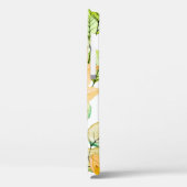 モクノキの花の水彩継ぎ目無し模様  Case-Mate iPhoneケース (裏面 / 左)