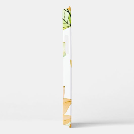 モクノキの花の水彩継ぎ目無し模様 Case-Mate iPhoneケース (裏面 / 右)