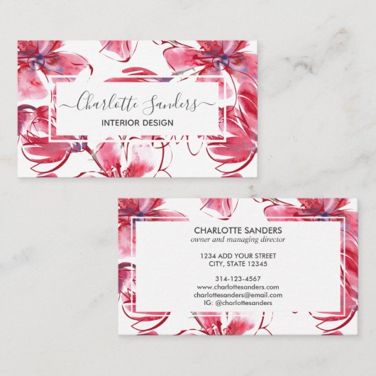 モクノキ 名刺 (正面/裏面)