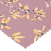 モクモクの枝は紫色の黄色 テーブルクロス (アングル)