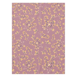 モクモクの枝は紫色の黄色 テーブルクロス