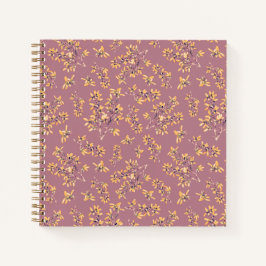 モクモクの枝は紫色の黄色 ノートブック