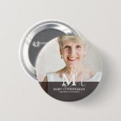 モクラシックノグラム写真記念 缶バッジ (正面&裏面)