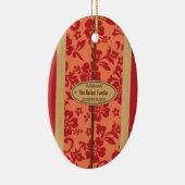 モクレイアカスタマイズ可能ヴィンテージサーフボードオーナメント セラミックオーナメント (右)