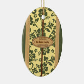 モクレイアカスタマイズ可能ヴィンテージサーフボードオーナメント セラミックオーナメント (右)