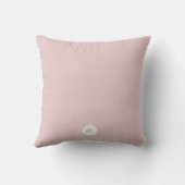 モクレンの枝のミニマル枕カバー、 クッション (裏面)