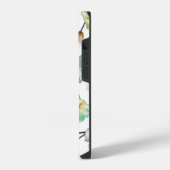 モクレンの模様 iPhoneケース iPhone 14ケース (左側面)