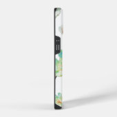 モクレンの模様 iPhoneケース iPhone 14ケース (右側面)