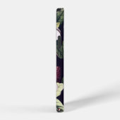 モクレンの花の模様 iPhoneケース (右側面)