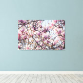 モクレンの花 キャンバスプリント (インサイチュ (ウッドフロア))