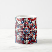 モグとノルウェーの色デザイン コーヒーマグカップ (中央)