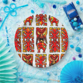 モグウォリアー・ティキ ペーパープレート (パーティー)