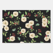 モグエレガントノリアと果実と葉の休日 ラッピングペーパーシート (正面)