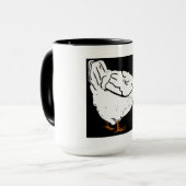 モグビクトリアンに切った鶏肉と卵 マグカップ (正面左)