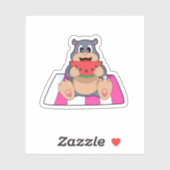 モグラとスイカ.PNG シール (シート)