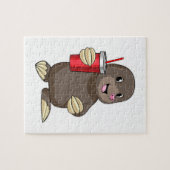 モグラと飲みマグ ジグソーパズル (横)