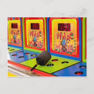 モグラのアーケードゲーム ポストカード