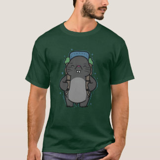 モグラのバックパッキングアニマルマウンド ビンテージ Tシャツ