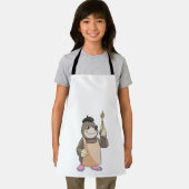 モグラのペイ絵を描ター エプロン (インサイチュ)