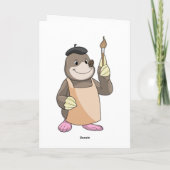 モグラのペイ絵を描ター カード (裏面)